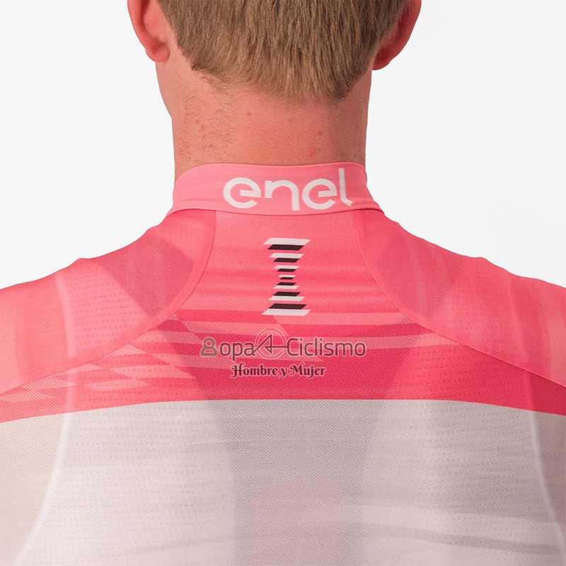 Giro d'Italia Ropa Ciclismo Culotte Corto 2023 Hombre Mangas Cortas Rosa